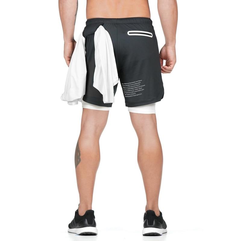 Compression Shorts Men Double-deck Quick Drying Jogging Gym Clothing-UlGadget