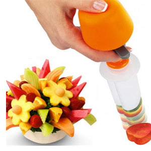 Push and Pop Plastic Fruit Shape Cutter Set-UlGadget