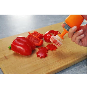 Push and Pop Plastic Fruit Shape Cutter Set-UlGadget