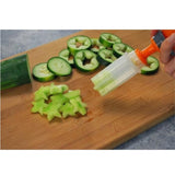 Push and Pop Plastic Fruit Shape Cutter Set-UlGadget