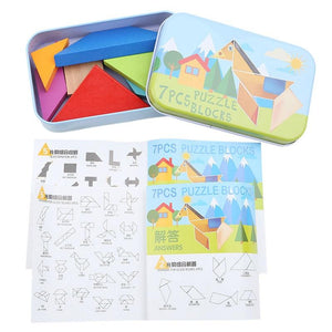 Mother and Kids Shape Puzzle Educational Toy-UlGadget