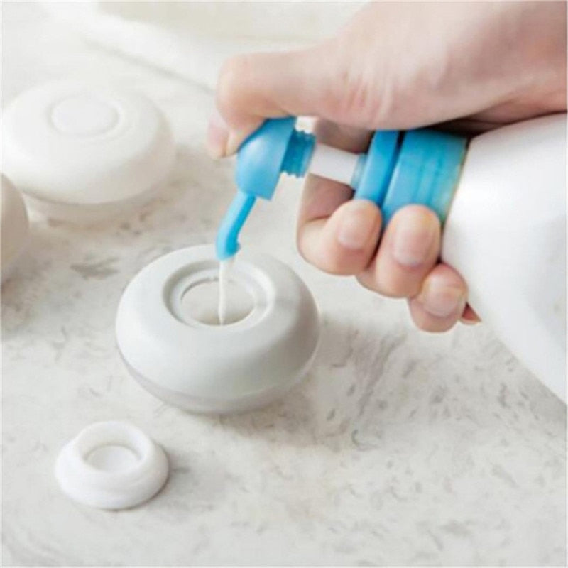 4PCS Set Portable Travel Push-type Hand Round Bottle Emulsion Storage Box Dispenser-UlGadget