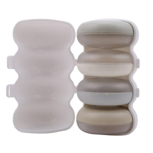 4PCS Set Portable Travel Push-type Hand Round Bottle Emulsion Storage Box Dispenser-UlGadget