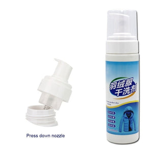 Waterless Clothing Cleansing Foam 120mL Powerful All-Purpose Removing For Jacket-UlGadget