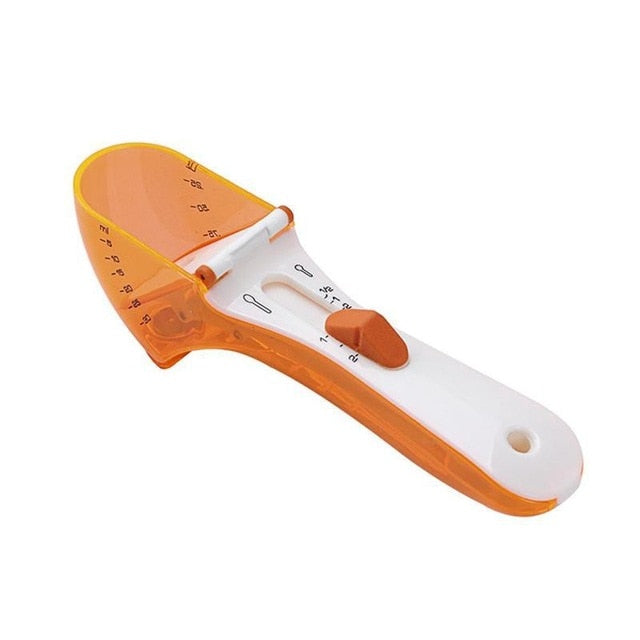 Adjustable Professional Cooking Baking Tool Measuring Spoons And Cups With Magnetic Snaps Scale-UlGadget