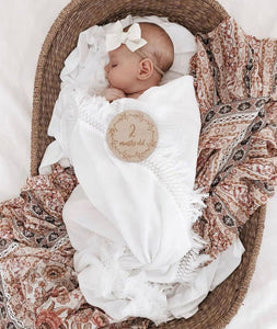 Gauze Tassel Blanket + Headband