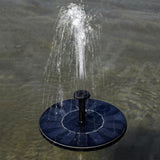 Garden Decoration Black Solar Powered Fountain Pump-UlGadget