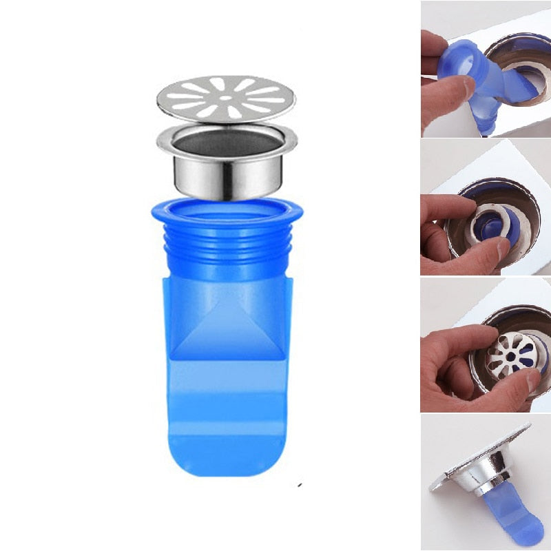 Home Kitchen Household Toilet Bathroom Floor Drain Seal Backflow Preventer