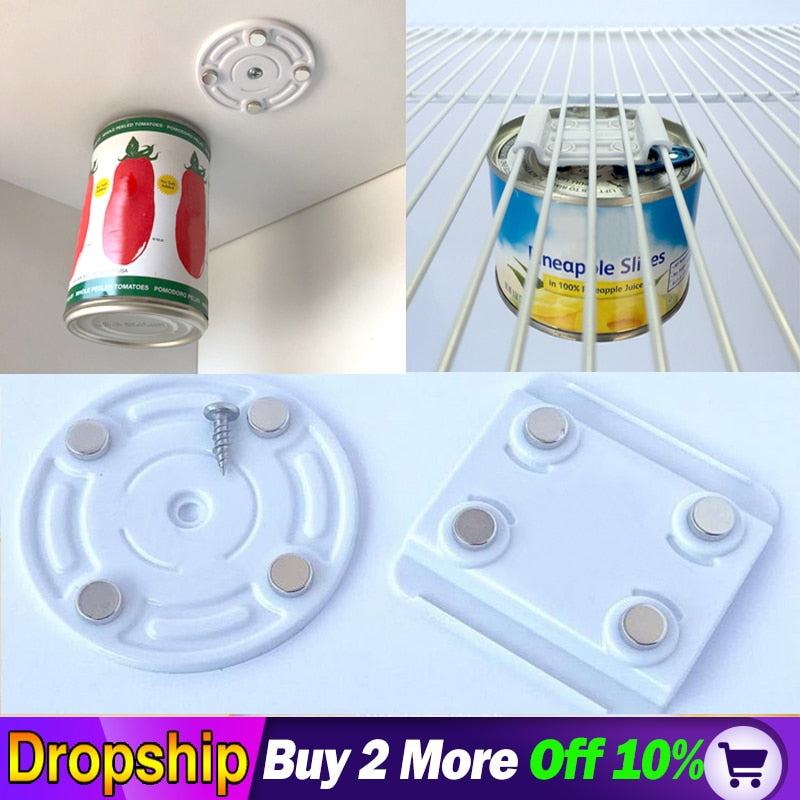 Plastic Magnetic Canned Food Hangers-UlGadget