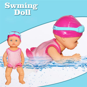 Electric Waterproof Realistic Swimming Doll For Children-UlGadget