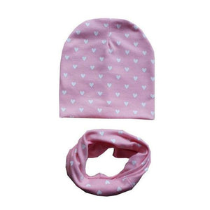 Printed Winter Hat and Scarf Set