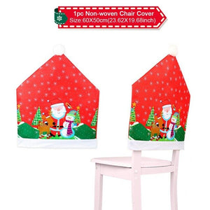 Red Xmas Decor Banner Christmas Door Banner Merry Christmas Outdoor Sign (Red)-UlGadget