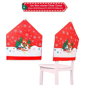 Red Xmas Decor Banner Christmas Door Banner Merry Christmas Outdoor Sign (Red)-UlGadget