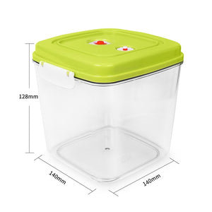 3Ps Vacuum storage box Large Capacity Food Saver Storage Square Plastic Containers-UlGadget