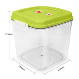 3Ps Vacuum storage box Large Capacity Food Saver Storage Square Plastic Containers-UlGadget