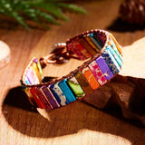 Men's Clothing and Accessories COLOR BURST POSITIVITY BRACELET-UlGadget