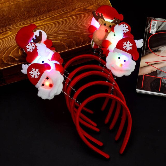 Christmas LED Wristband Hand Ring with Lamp PaPa Circle Christmas Kids' Electronics Toy Gift with Light Bracelet-UlGadget