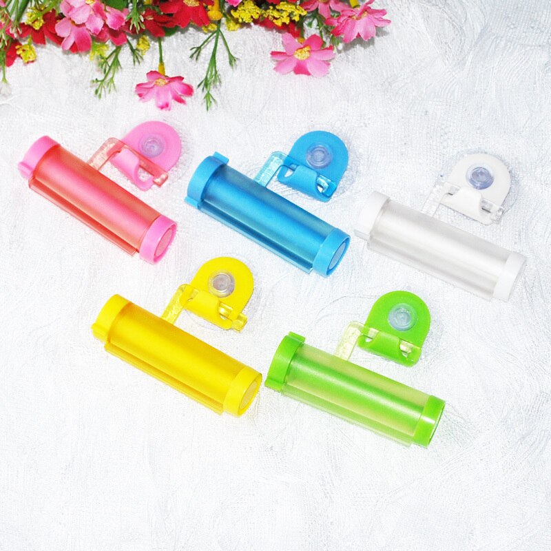 Rolling Dispenser Tube Partner Sucker Hanging Holde distributeur dentifrice 4.6 Creative Toothpaste Squeezer ( 3 Pack )-UlGadget