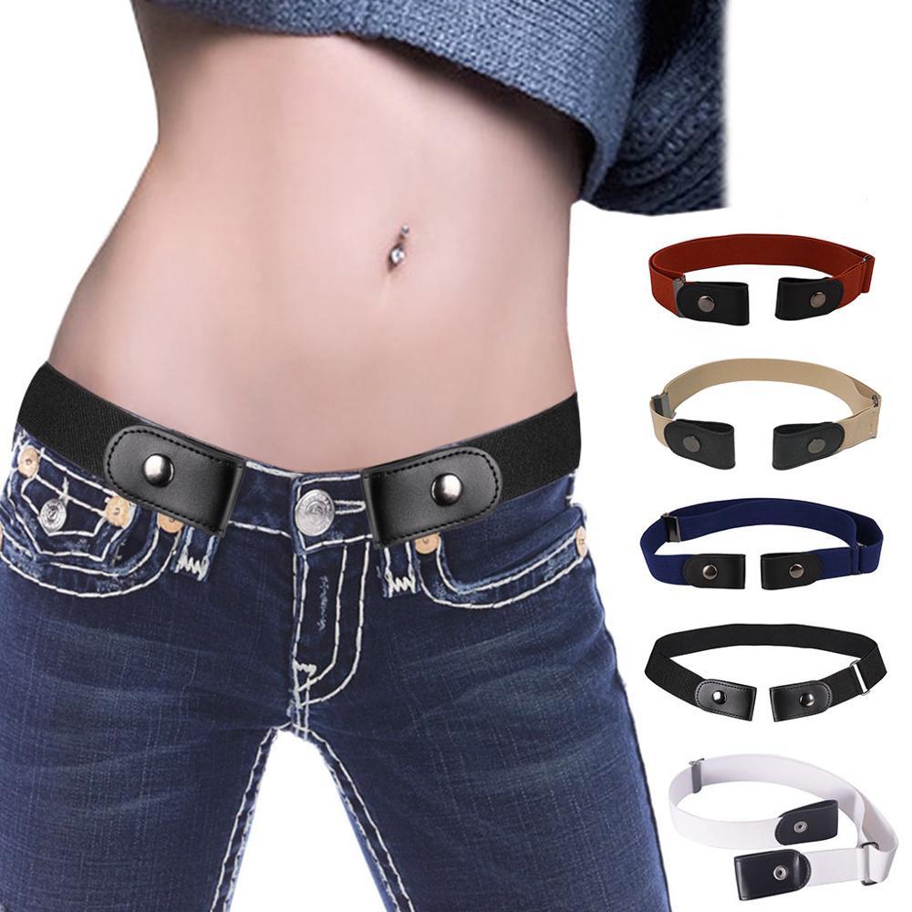 Buckle-Free Elastic Invisible Belt Stretchy Women Men Jeans Pants Dress Waistband Adjustable No Hassle-UlGadget