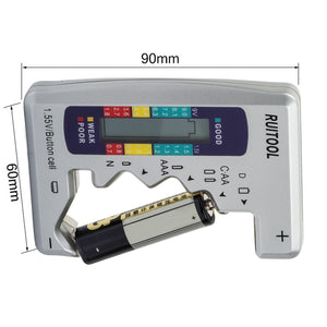 Mini Digital Lithium Battery Capacity Tester C/D/9V/AA/AAA/1.5V