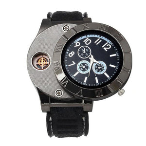 Men The Fire Watch Electronic USB Charge Novelty Windproof-UlGadget