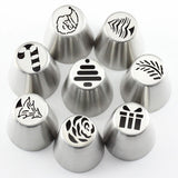 19PCS DIY Christmas Design Pastry Nozzles Cake Decoration Tools-UlGadget