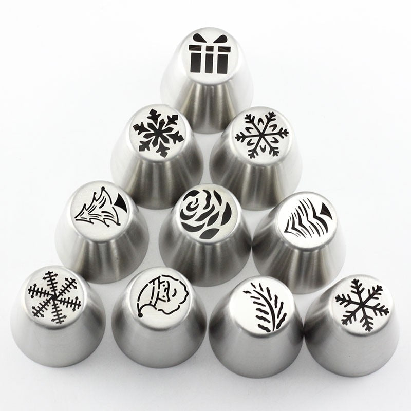 19PCS DIY Christmas Design Pastry Nozzles Cake Decoration Tools-UlGadget