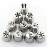 19PCS DIY Christmas Design Pastry Nozzles Cake Decoration Tools-UlGadget