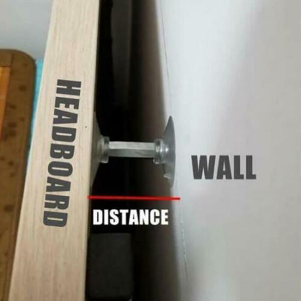 Adjustable Threaded Bed Frame Anti-shake Tool Telescopic Support for Room Wall SDF-SHIP-UlGadget