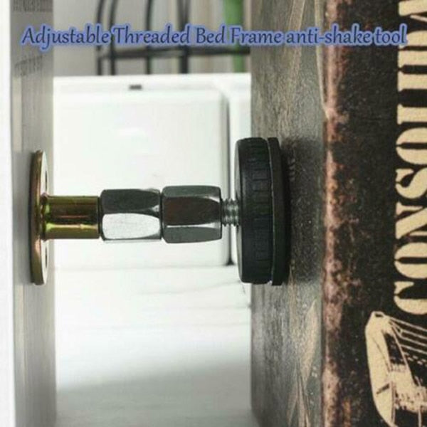 Adjustable Threaded Bed Frame Anti-shake Tool Telescopic Support for Room Wall SDF-SHIP-UlGadget