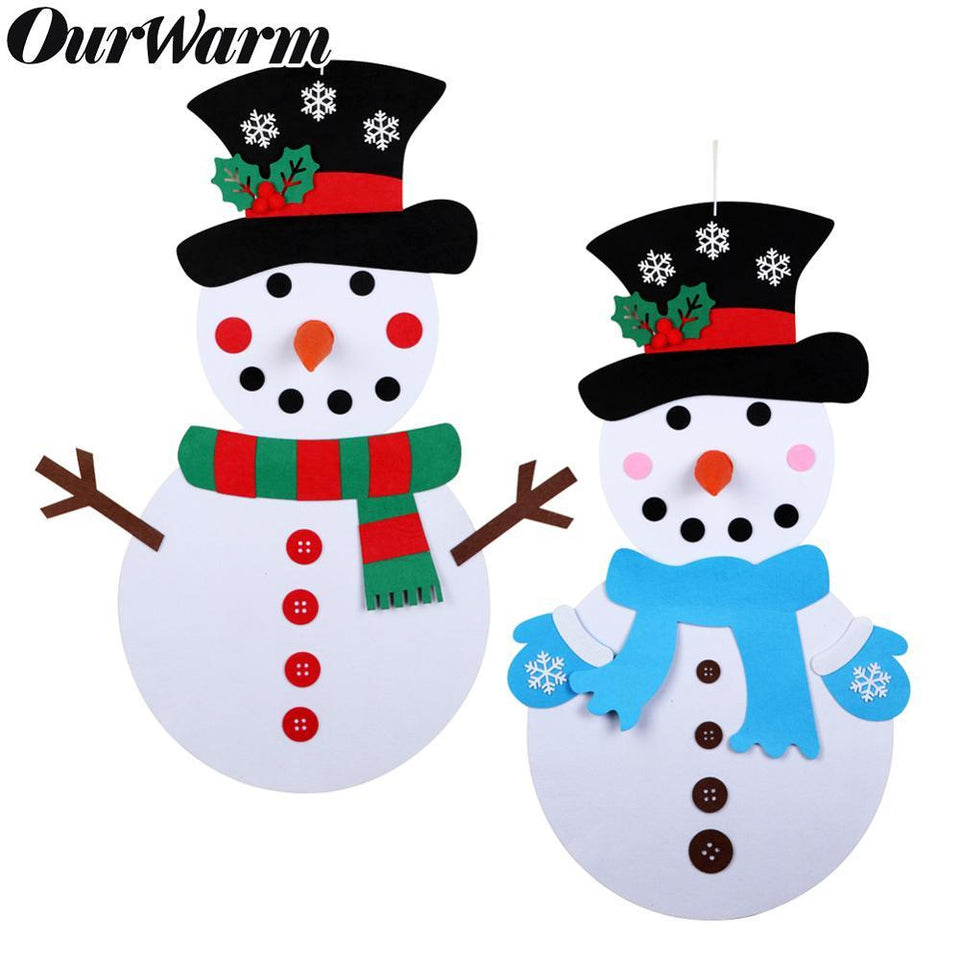 Toys and Hobbies DIY Felt Christmas Snowman-UlGadget