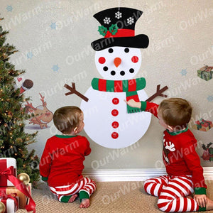 Toys and Hobbies DIY Felt Christmas Snowman-UlGadget