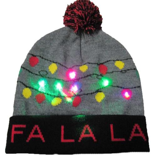 43 Designs LED Christmas Beanie Sweater Christmas Santa Hat Light Up Knitted Hat for Kid Adult Christmas Party-UlGadget