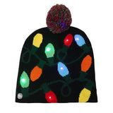 43 Designs LED Christmas Beanie Sweater Christmas Santa Hat Light Up Knitted Hat for Kid Adult Christmas Party-UlGadget