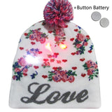 43 Designs LED Christmas Beanie Sweater Christmas Santa Hat Light Up Knitted Hat for Kid Adult Christmas Party-UlGadget