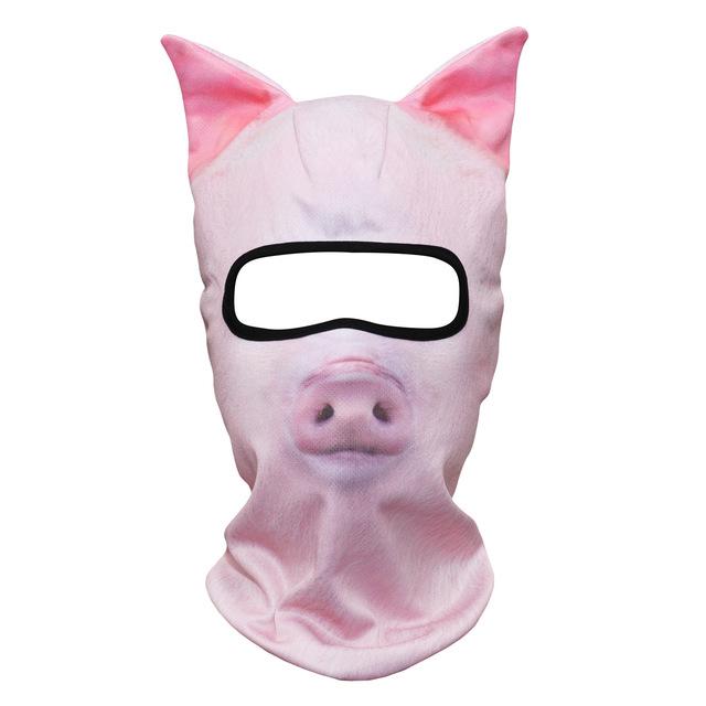 Sports, Healthcare and Entertainment 3D Animal Balaclava-UlGadget