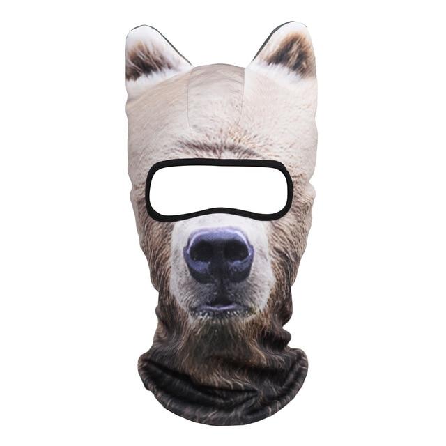 Sports, Healthcare and Entertainment 3D Animal Balaclava-UlGadget