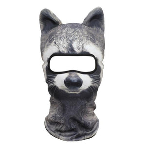 Sports, Healthcare and Entertainment 3D Animal Balaclava-UlGadget