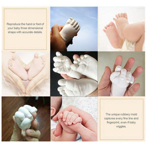 Mother and Kids Baby Hand Foot Modeling Clay Mini Kit-UlGadget