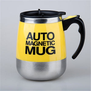 450ml Stainless Steel Auto Magnetic Mixing Upgrade Magnetized Self Mixing Cup-UlGadget