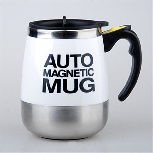 450ml Stainless Steel Auto Magnetic Mixing Upgrade Magnetized Self Mixing Cup-UlGadget