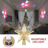 LED Projection Star Christmas Tree Topper Light Wedding Christmas Decorations For Home-UlGadget