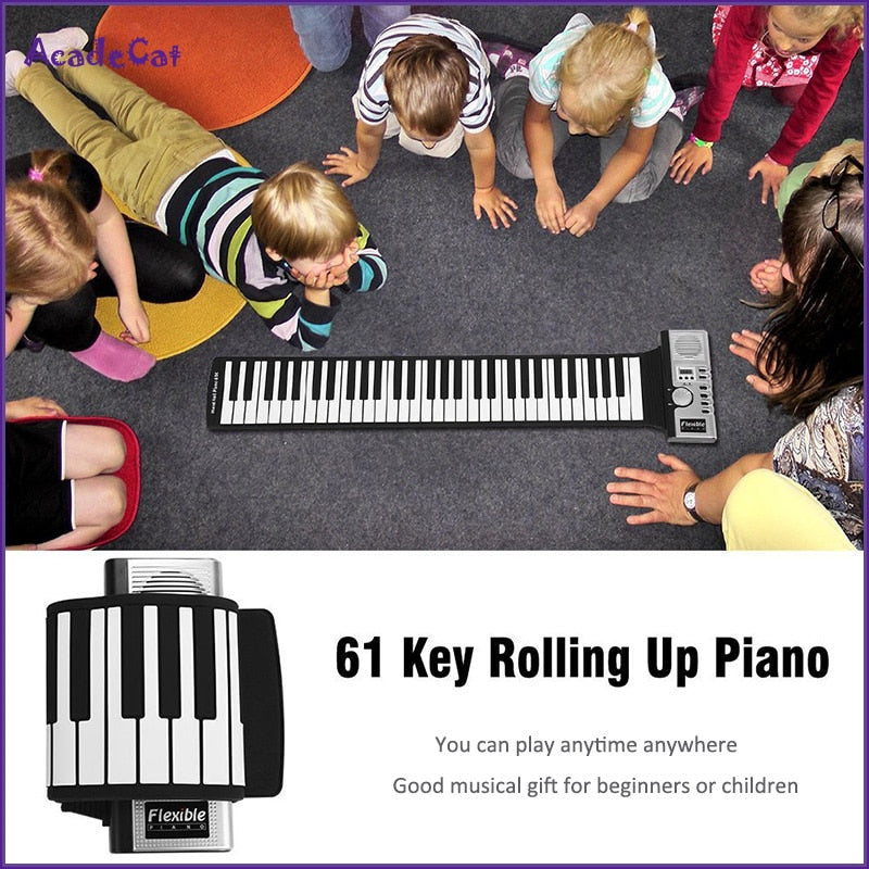 Sports and Entertainment PianoRoll™ Portable Electronic Piano-UlGadget