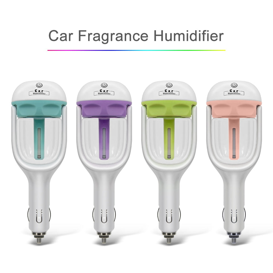 4 Colors Mini Portable DC 12V Air Purifier Auto Car Diffuser Humidifier-UlGadget