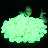 Garden Bar Aquarium Decor Man-made Glow In The Dark Luminous Pebbles-UlGadget