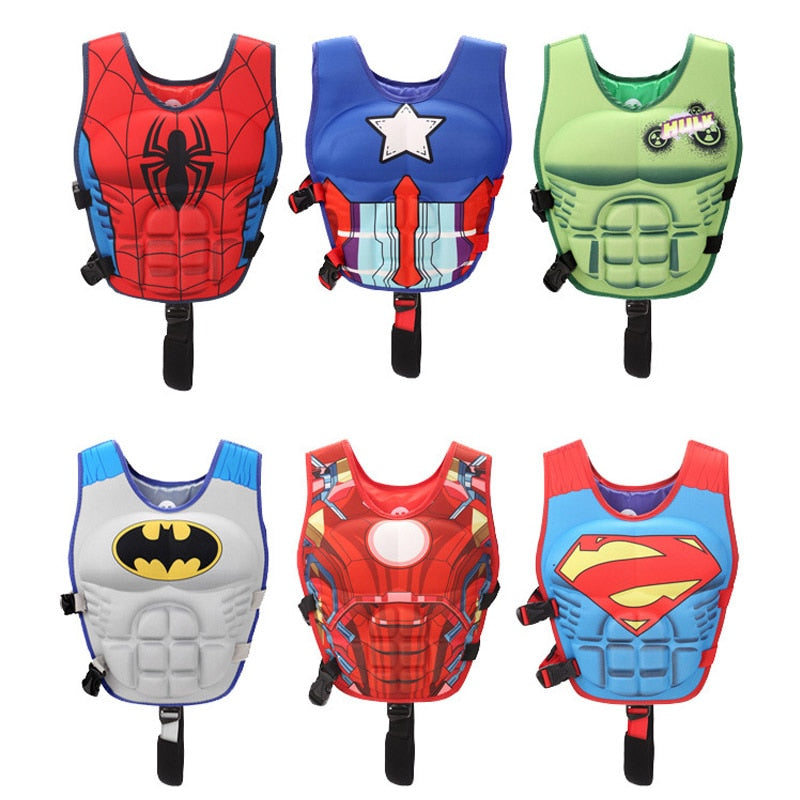 Sports and Entertainment Secure super hero swimming life jacket-UlGadget