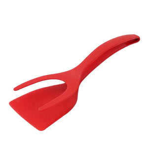 Multifunctional 2 in 1 Non-Stick Silicone Handle and Flip Spatula Cooking Kitchen Tool-UlGadget