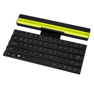 64 Keys Black Portable Mini Foldable Wireless Bluetooth Keyboard-UlGadget