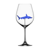 2PC Crystal Shark Wine Glass High Heel Cup Wedding Party Gift-UlGadget