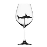 2PC Crystal Shark Wine Glass High Heel Cup Wedding Party Gift-UlGadget